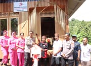 Jelajah Alam Meratus, Polres HST Saluran Bansos dan Bedah Rumah Di Hari Bhayangkara ke 79