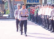 Polres Asahan Gelar Apel Siaga Antisipasi Karhutla Tahun 2025