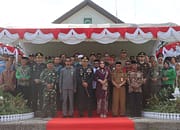 Polres Balangan Gelar Upacara dan Syukuran Hari Bhayangkara ke 79 berlangsung Khidmad dan Berikan Penghargaan Kepada Personil Polri dan Masyarakat.