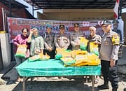 Polsek Bandar Pulau Laksanakan Gerakan Pangan Murah dalam Rangka HUT RI ke-80