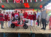 Semarak HUT RI, Pemerintah Desa Pematang Gelar Jalan Sehat dengan Doorprize Menarik