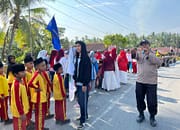 Polsubsektor Tanjung Balai Hadiri Kegiatan Perlombaan Jalan Santai dalam Rangka HUT RI ke-80