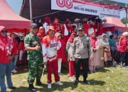 Bhabinkamtibmas Desa Aek Songsongan Meriahkan HUT RI ke-80 dengan Perlombaan