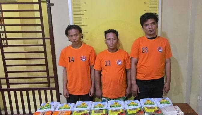 Sat Narkoba Polres Asahan Gagalkan Penyelundupan 18 Kg Sabu, 7.000 Ekstasi dan 3.000 Happy Five di Tanjung Balai