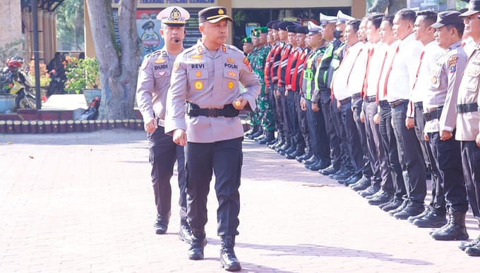 Polres Asahan Gelar Apel Siaga Antisipasi Karhutla Tahun 2025
