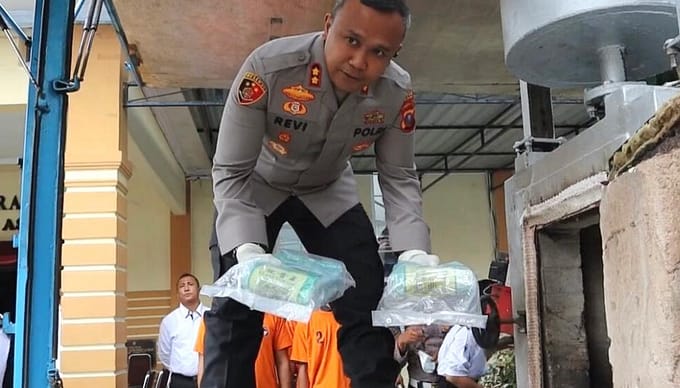 Polres Asahan Musnahkan 20 Kilogram Sabu Hasil Pengungkapan Kasus Narkotika