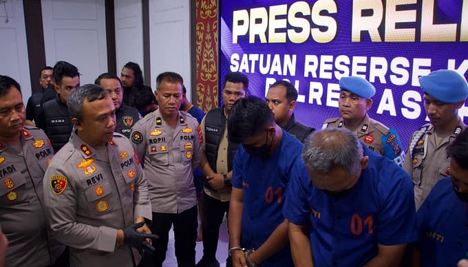 Polres Asahan Gelar Press Release Tiga Kasus Menonjol: Geng Motor, Kekerasan Terhadap Anak, dan Penambangan Ilegal Tewaskan Pekerja