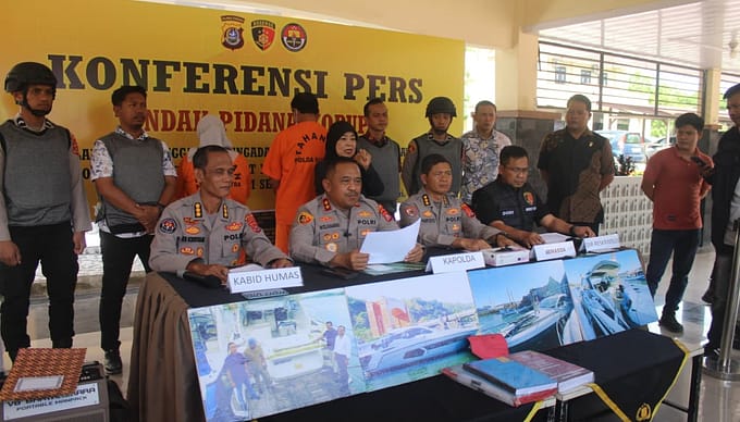 Polda Sultra Tetapkan Dua Tersangka Kasus Korupsi Pengadaan Kapal Azimut Rp9,9 Miliar