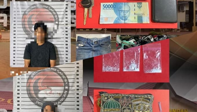 Tiga Pengedar Sabu Diringkus, Satu di Antaranya Ibu Rumah Tangga Asal HSU