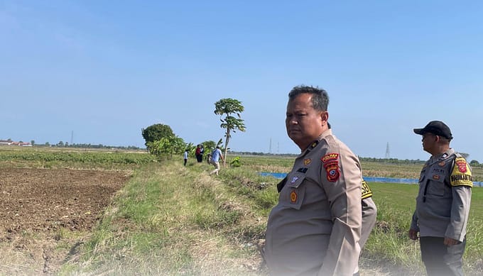 Polres Subang Periksa Lahan Sawah untuk Dukung Swasembada Pangan 2025