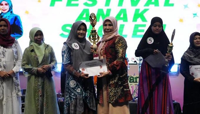 Meriah dan Penuh Nilai Islami, Festival Anak Saleh Warnai Balangan Fest 2025